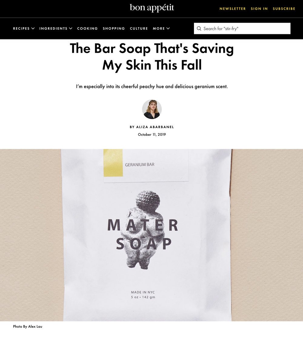 The Bar Soap That's Saving My Skin This Fall